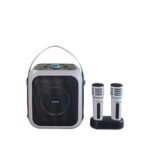 Aiwa Aw-B200k ลำโพงบลูทูธ 5 นิ้ว Portable Bluetooth Speaker มาพร้อมไมค์ และไฟ Led