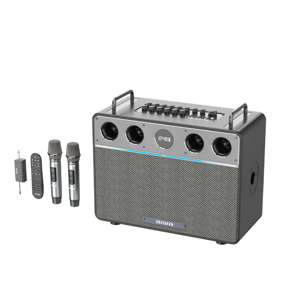 Aiwa Mi-X900 Enigma Essentials 900 ลำโพงบลูทูธ Portable Speaker ดอกลำโพง 4 นิ้วคู่ เสียงทรงพลัง Aiwa Mi-X900 Enigma Essentials 900 ลำโพงบลูทูธ Portable Speaker ดอกลำโพง 4 นิ้วคู่ เสียงทรงพลัง