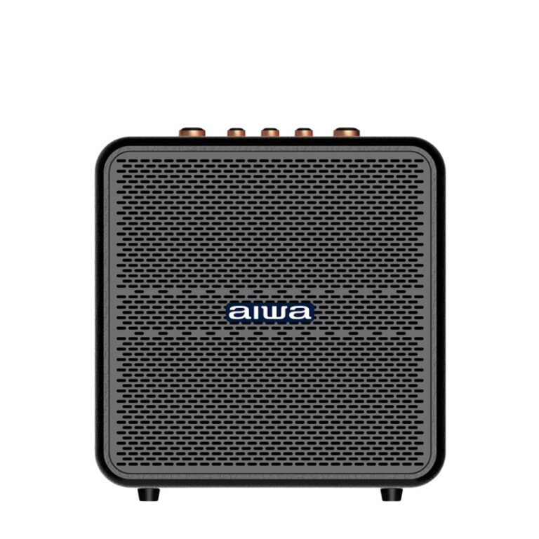 Aiwa Aw-R9500 Prisma ลำโพงบลูทูธ 8 นิ้ว ลำโพงปาร์ตี้ Party Speaker มาพร้อมกับไมค์คู่ และไฟ Led Prisma