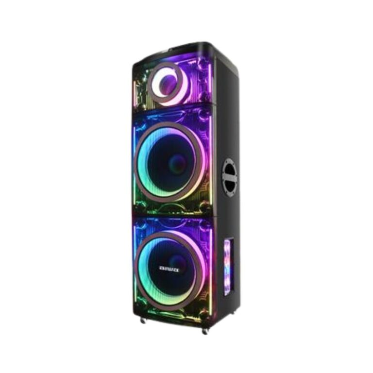 Aiwa Aw-X2121dsp Pro Party Speaker ลำโพงบลูทูธ ปาร์ตี้สปีคเกอร์ เสียงทรงพลัง พร้อมไฟ Led