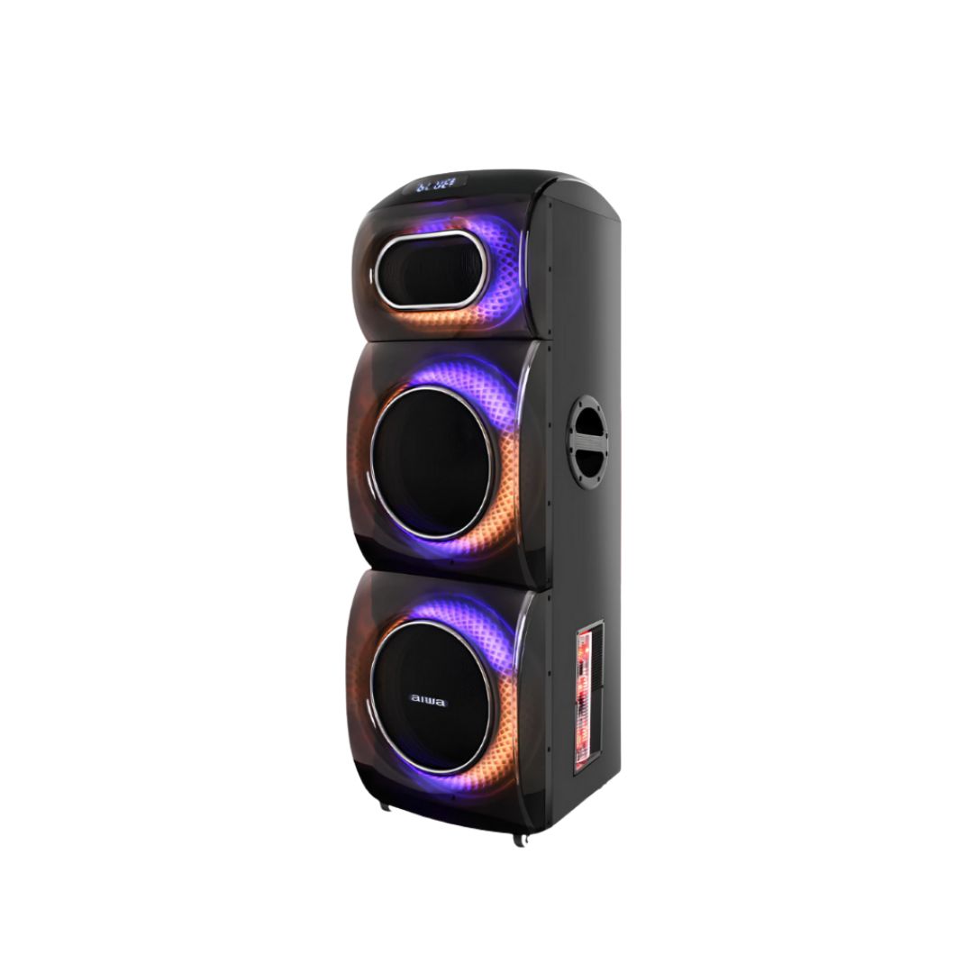 Aiwa Aw-X2124dsp Pro Party Speaker ลำโพงบลูทูธ ปาร์ตี้สปีคเกอร์ เสียงทรงพลัง พร้อม Dsp และไฟ Led Aiwa Aw-X2124dsp Pro Party Speaker ลำโพงบลูทูธ ปาร์ตี้สปีคเกอร์ เสียงทรงพลัง พร้อม Dsp และไฟ Led