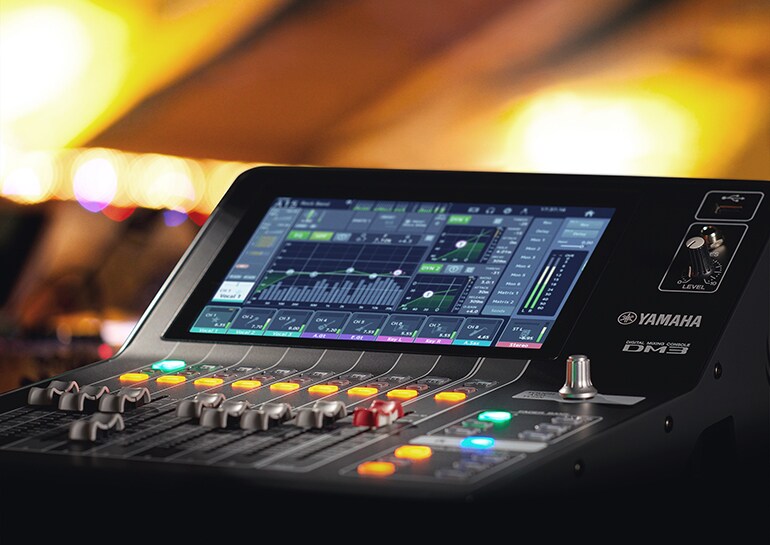 Yamaha Dm3 มิกเซอร์ดิจิตอล 8+1 Fader (Dante Version)