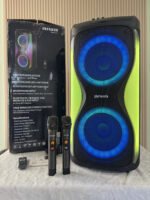 Aiwa Psp-808a ลำโพงบลูทูธ 80w 8 นิ้ว Party Speaker มาพร้อมไมค์ และไฟ Led
