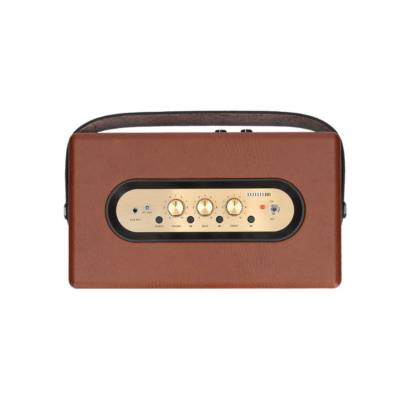 Aiwa Rs-X88 Retro Elite Plus ลำโพงบลูทูธ 100w ดอกลำโพง 6.5 นิ้ว Portable Bluetooth Speaker (สี Brown / Black) Aiwa Rs-X88 Retro Elite Plus ลำโพงบลูทูธ 100w ดอกลำโพง 6.5 นิ้ว Portable Bluetooth Speaker (สี Brown / Black)
