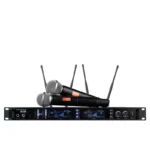 River Acoustics Dm-1000 ไมโครโฟนไร้สาย คู่ Dual Channel