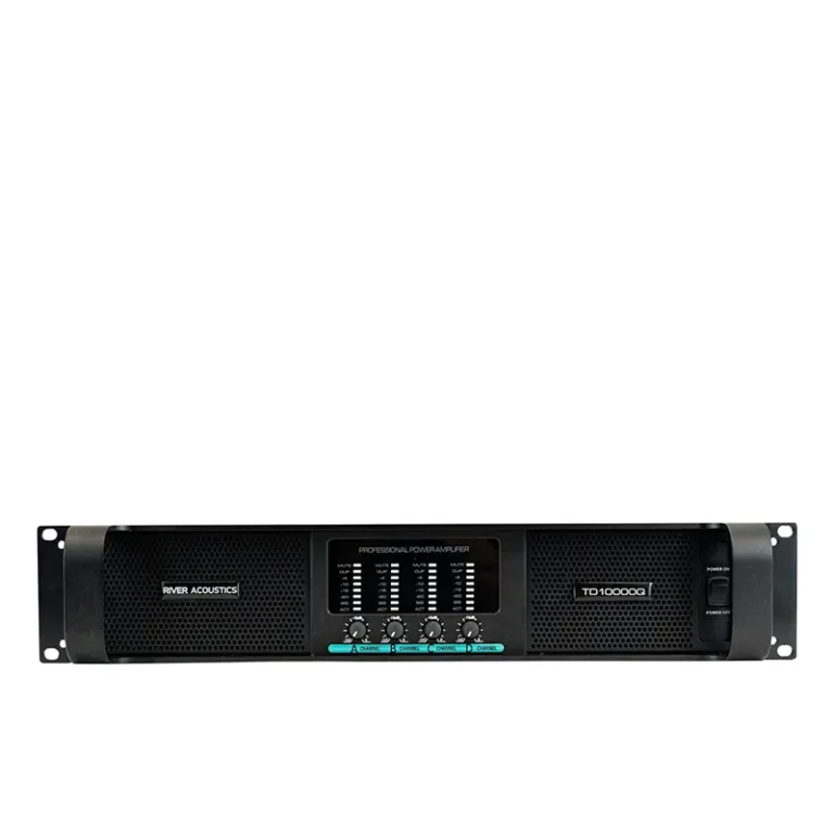 River Acoustics Td 10000q Mkii เพาเวอร์แอมป์ 4 แชนแนล