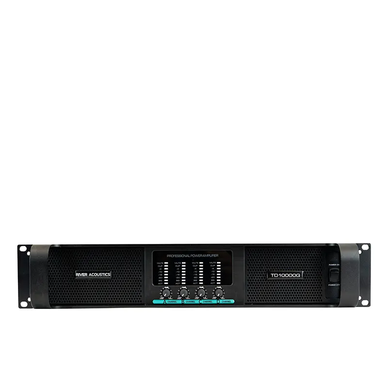 River Acoustics Td 10000q Mkii เพาเวอร์แอมป์ 4 แชนแนล River Acoustics Td 10000q Mkii เพาเวอร์แอมป์ 4 แชนแนล