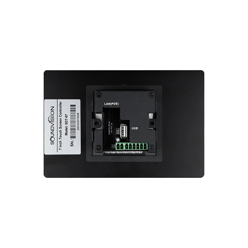 Soundvision Sdt-07 แผงควบคุมหน้าจอสัมผัส ขนาด 7 นิ้ว Soundvision Sdt-07 แผงควบคุมหน้าจอสัมผัส ขนาด 7 นิ้ว