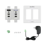 Soundvision Sdv-1000trw เครื่องส่ง และรับสัญญาณภาพ และเสียง 4k30 ผ่านเครือข่าย Ip (Hdmi) แบบติดผนัง