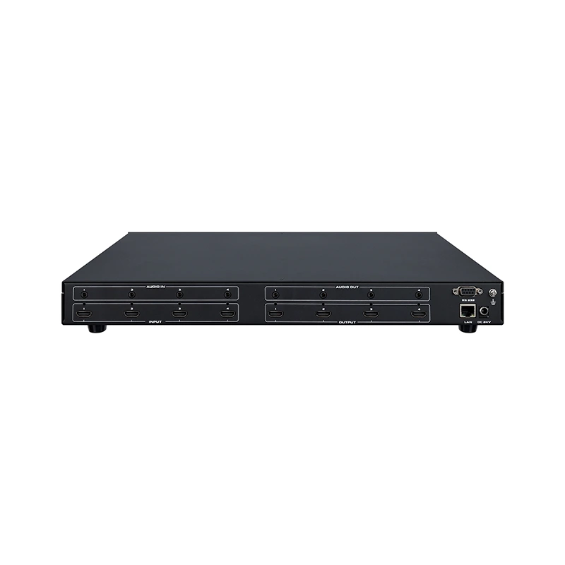 Soundvision Sms-Ed-404 เมทริกซ์สวิตช์ 4k 4 เข้า 4 ออก แบบไร้รอยต่อ Soundvision Sms-Ed-404 เมทริกซ์สวิตช์ 4k 4 เข้า 4 ออก แบบไร้รอยต่อ