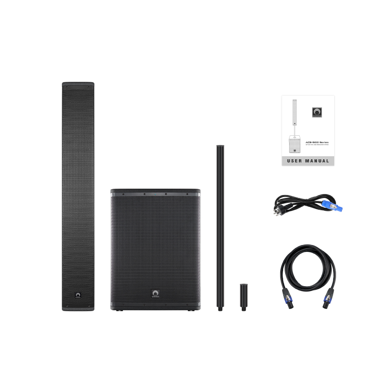 Soundvision Acs-1500 ชุดลำโพง Active คอลัมน์ 8×4 นิ้ว ซับ 15 นิ้ว 1800 วัตต์ Soundvision Acs-1500 ชุดลำโพง Active คอลัมน์ 8×4 นิ้ว ซับ 15 นิ้ว 1800 วัตต์