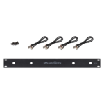 Soundvision Rkt-4a ชุดเพลทยึดเสาอากาศ 4 ต้น ขนาด 1u อุปกรณ์เสริมสำหรับชุดไมโครโฟนไร้สาย