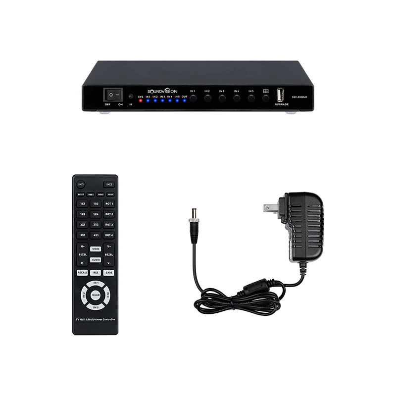 Soundvision Ssv-5100uc มัลติวิวเวอร์ 4k 5 เข้า 1 แบบไร้รอยต่อ Soundvision Ssv-5100uc มัลติวิวเวอร์ 4k 5 เข้า 1 แบบไร้รอยต่อ