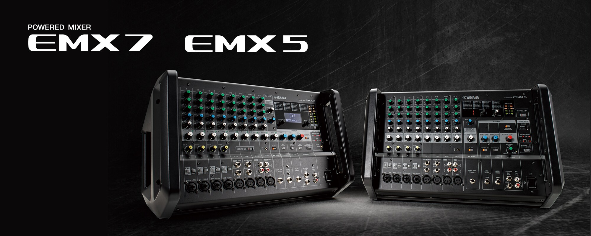 Yamaha Emx7 เพาเวอร์มิกเซอร์ 12 แชนแนล กำลังขับ 710w+710w