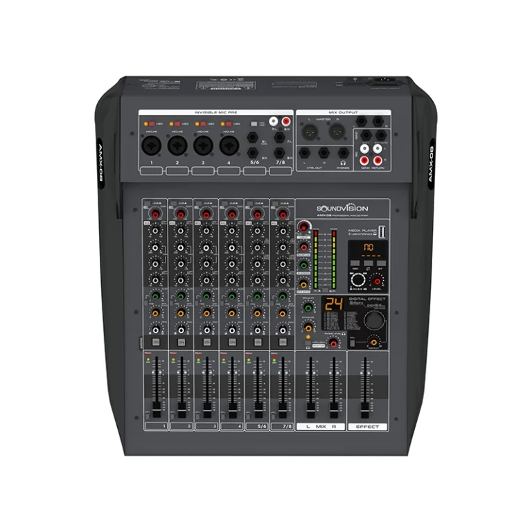 Soundvision Sa-300bt เครื่องขยายเสียง มิกซิ่งแอมป์ 5 Zones กำลังขับ 300 วัตต์ (คัดลอก)