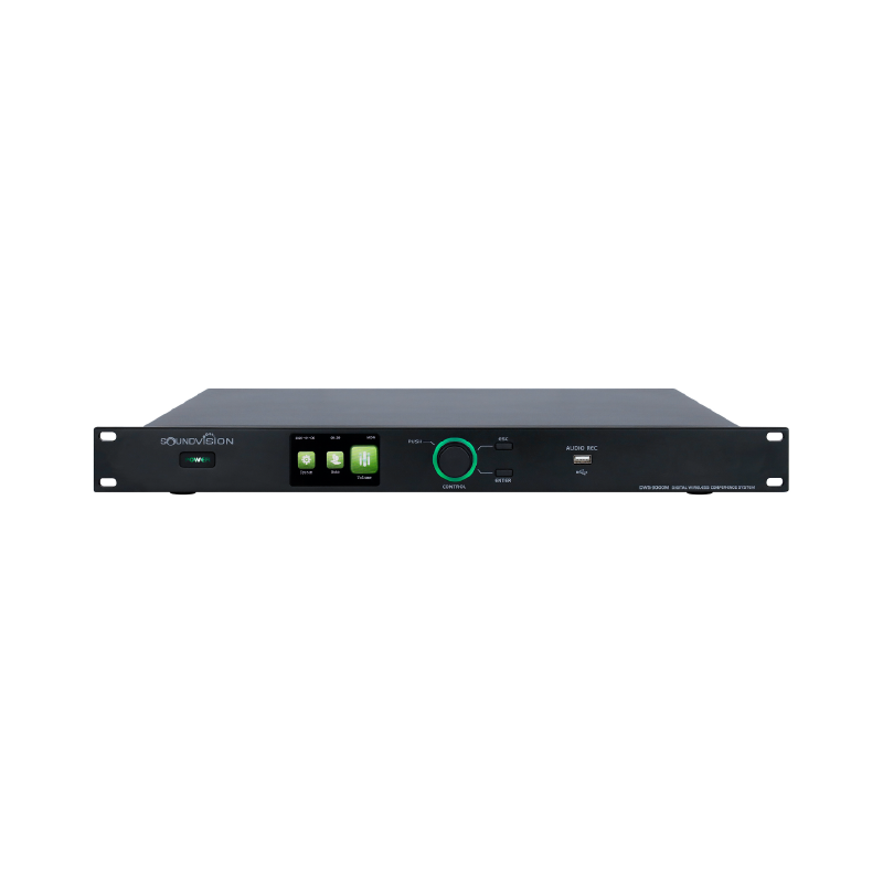 Soundvision Dws-3000m เครื่องควบคุมไมโครโฟนประชุมไร้สาย Soundvision Dws-3000m เครื่องควบคุมไมโครโฟนประชุมไร้สาย