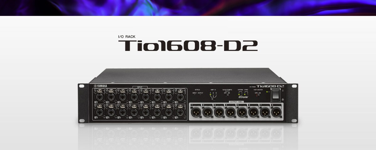 Yamaha Tio1608-D2 สเตจบ็อกซ์ 16-In / 8-Out พร้อม Dante