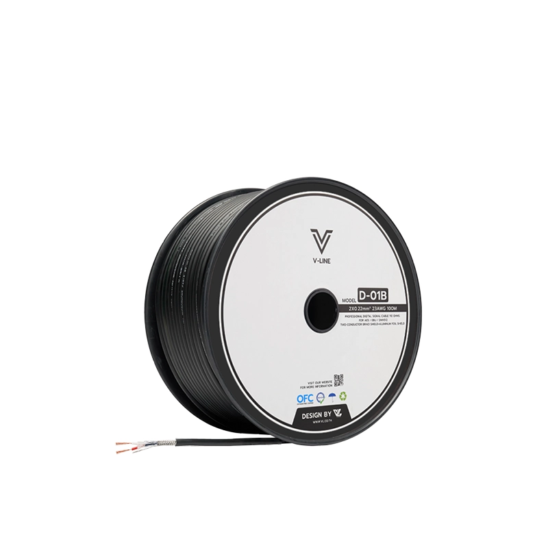 Vl-Audio V-Line D-01b สายสำหรับสัญญาณ Digital ขนาด 2 X 0.22 Mm² (ไม่มีหัวคอนเน็คเตอร์) Vl-Audio V-Line D-01b สายสำหรับสัญญาณ Digital ขนาด 2 X 0.22 Mm² (ไม่มีหัวคอนเน็คเตอร์)