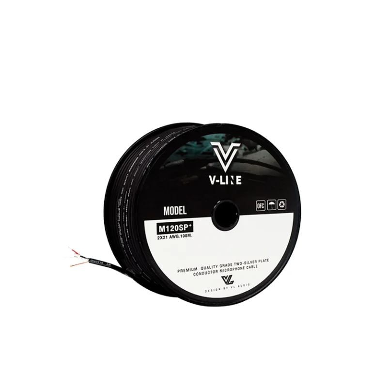Vl-Audio V-Line M120sp+ สายไมโครโฟน พรีเมียม ขนาด 2 X 0.41 Mm² (ไม่มีหัวคอนเน็คเตอร์)