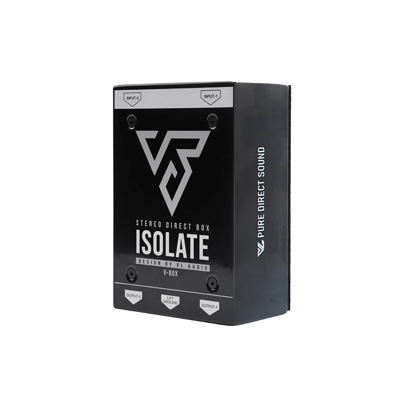 Vl Audio V-Box Mark Ii Stereo Isolate Di Box 2 Channel Vl Audio V-Box Mark Ii Stereo Isolate Di Box 2 Channel
