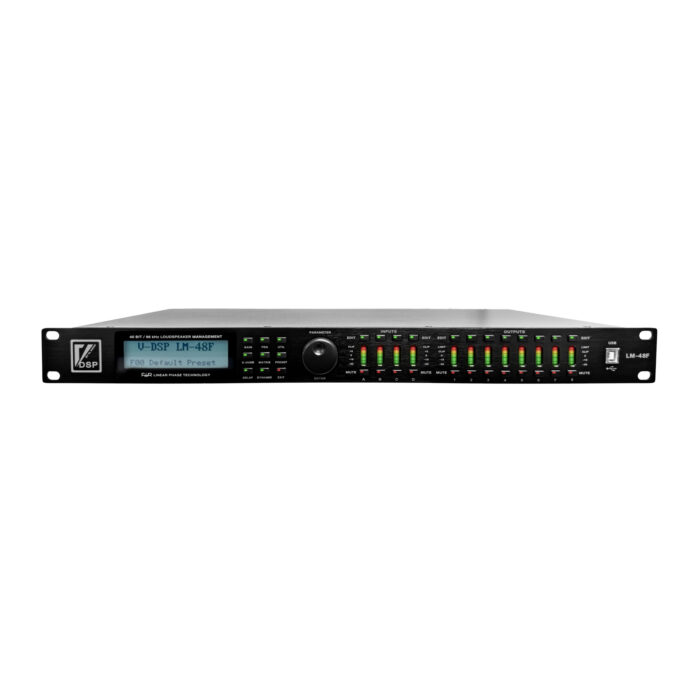Vl Audio V-Dsp Lm-48f Loudspeaker Processor 4 Input 8 Output