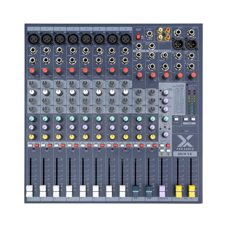 X Pro Audio Mix12 (By River) มิกเซอร์อนาล็อก 12 แชนแนล พร้อม Dsp เอฟเฟค 16 แบบ