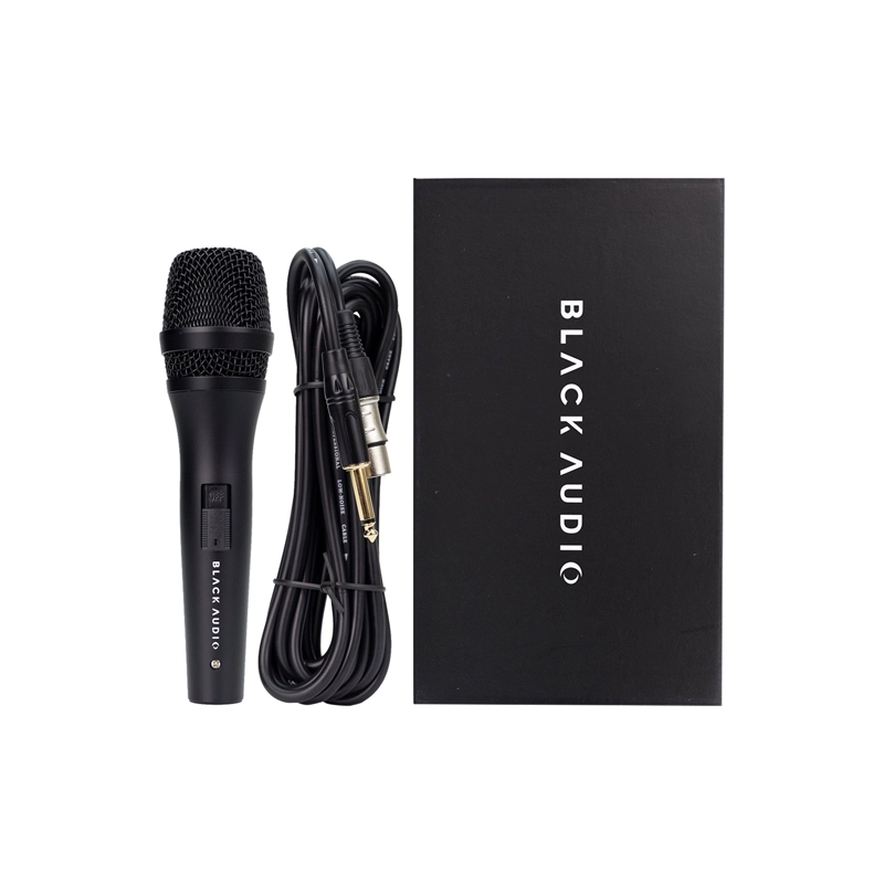 Black Audio Xm-1 (By River) ไมโครโฟนไดนามิก Cardioid ใช้สาย พร้อมสวิตช์ Black Audio Xm-1 (By River) ไมโครโฟนไดนามิก Cardioid ใช้สาย พร้อมสวิตช์