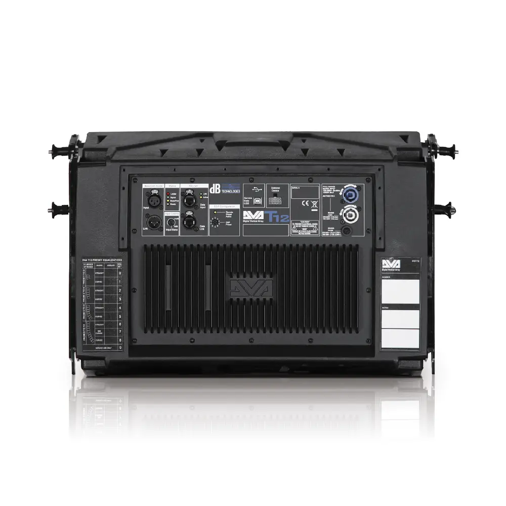 Dbtechnologies Dva T12 ลำโพง Line Array 12 นิ้ว 3 ทาง 1410w Dbtechnologies Dva T12 ลำโพง Line Array 12 นิ้ว 3 ทาง 1410w