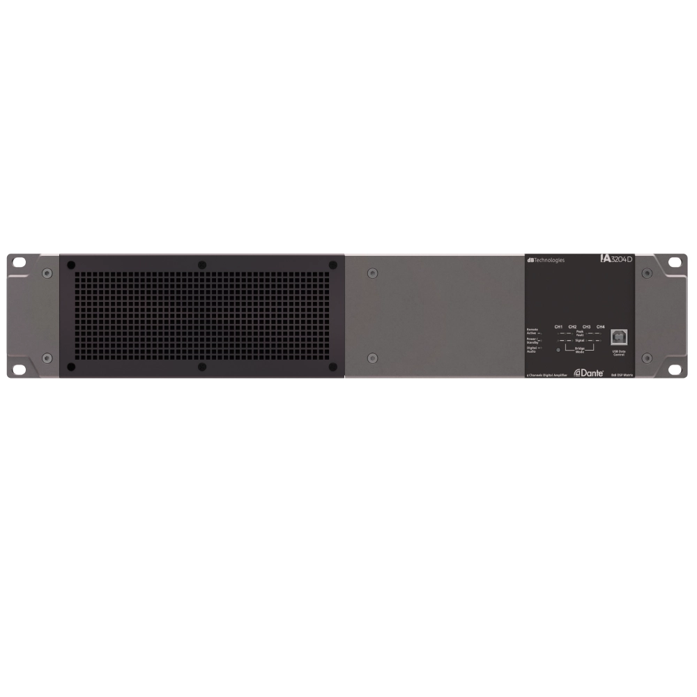 Dbtechnologies Ia3204 D เพาเวอร์แอมป์ 4 แชนแนล รองรับ Dante Dbtechnologies Ia3204 D เพาเวอร์แอมป์ 4 แชนแนล รองรับ Dante