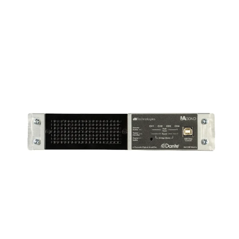 Dbtechnologies Ia504 D เพาเวอร์แอมป์ 4 แชนแนล รองรับ Dante