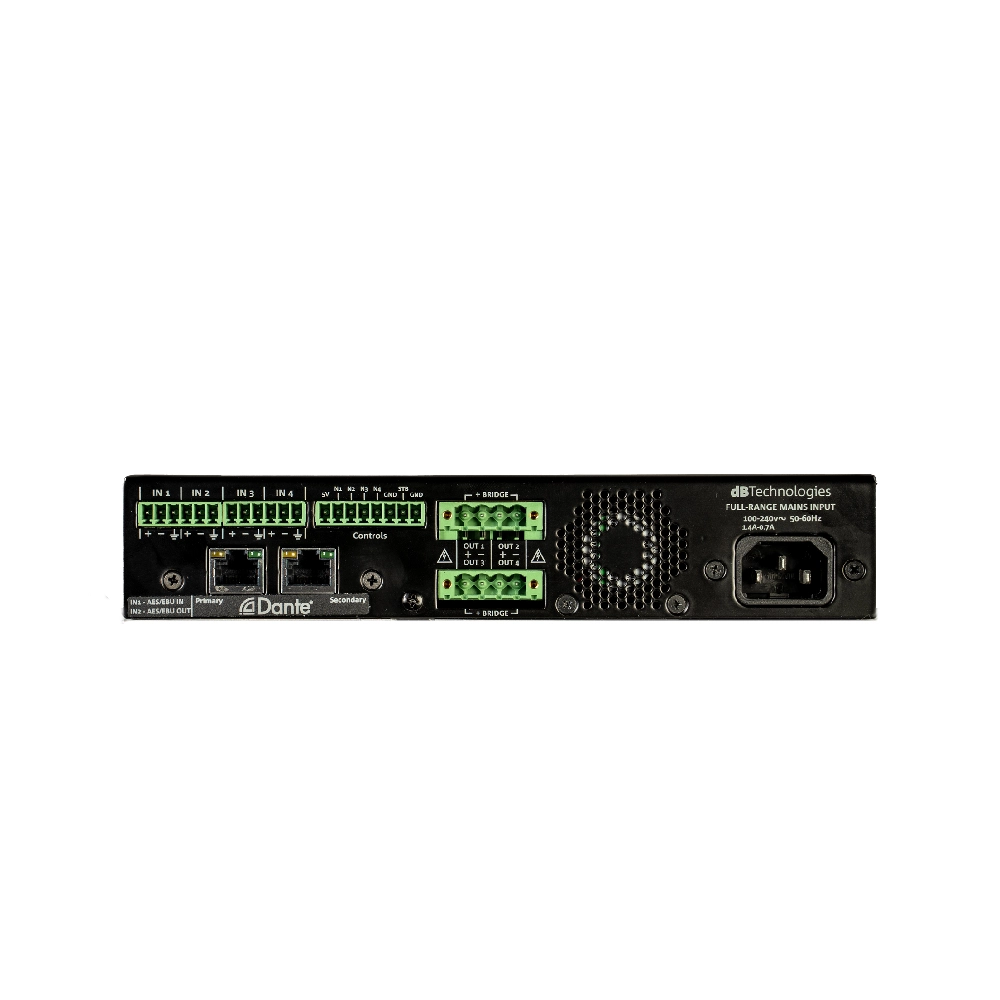 Dbtechnologies Ia504 D เพาเวอร์แอมป์ 4 แชนแนล รองรับ Dante Dbtechnologies Ia504 D เพาเวอร์แอมป์ 4 แชนแนล รองรับ Dante