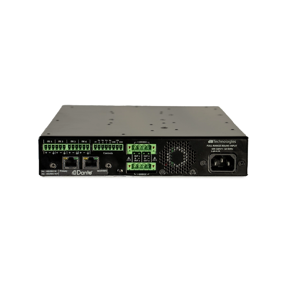 Dbtechnologies Ia504 D เพาเวอร์แอมป์ 4 แชนแนล รองรับ Dante Dbtechnologies Ia504 D เพาเวอร์แอมป์ 4 แชนแนล รองรับ Dante