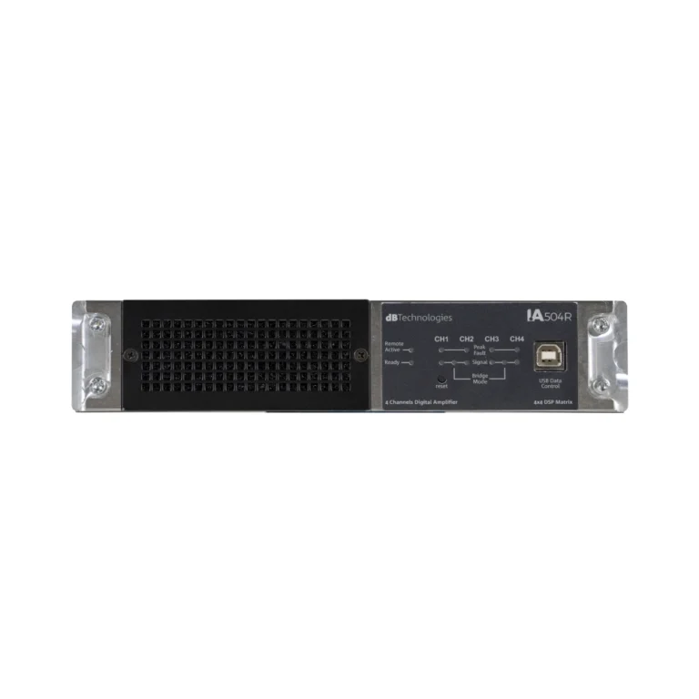 Dbtechnologies Ia504 R เพาเวอร์แอมป์ 4 แชนแนล ขนาด 1u มี Dsp