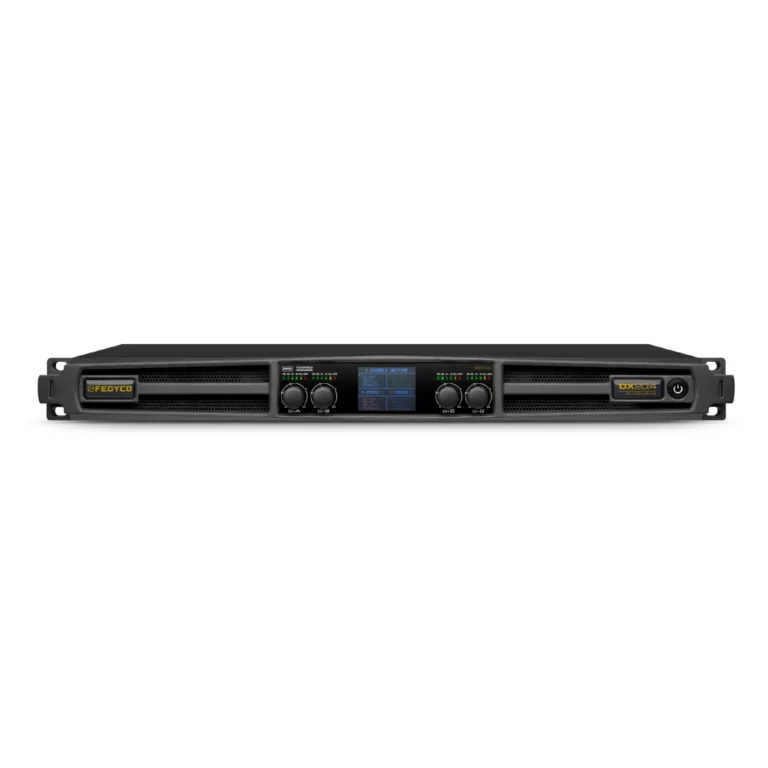Fedyco Dx20:4 เพาเวอร์แอมป์ 4 ช่อง 4x2500w ที่ 8 โอห์ม
