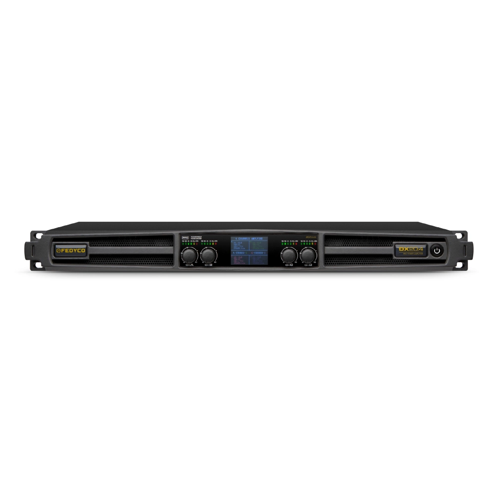 Fedyco Dx20:4 เพาเวอร์แอมป์ 4 ช่อง 4x2500w ที่ 8 โอห์ม Fedyco Dx20:4 เพาเวอร์แอมป์ 4 ช่อง 4x2500w ที่ 8 โอห์ม