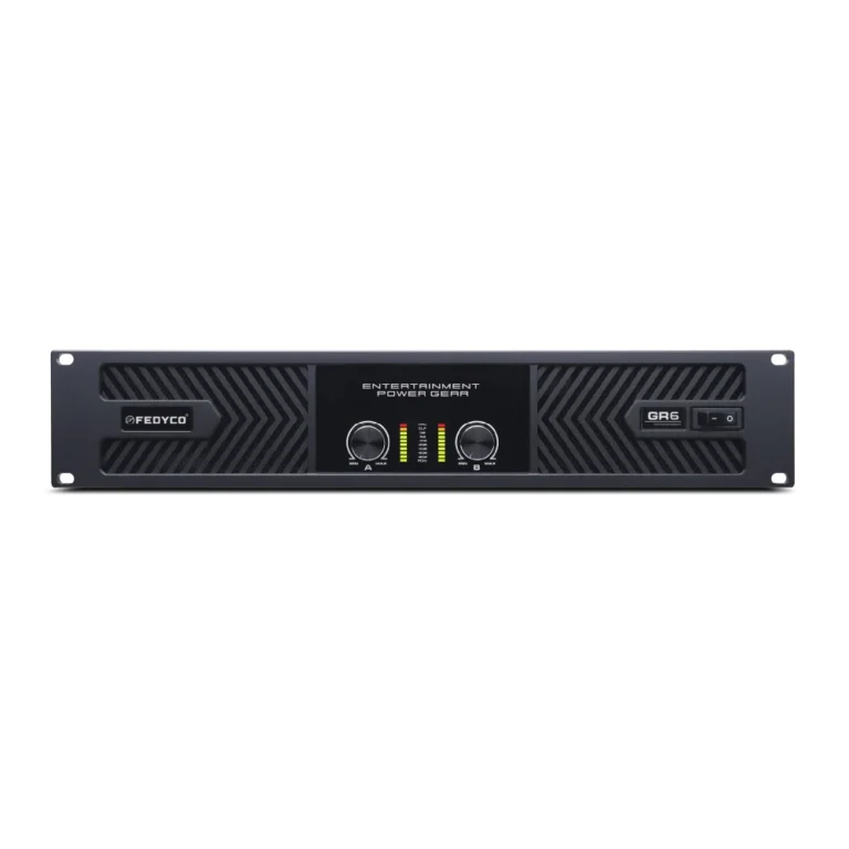 Fedyco Gr6b เพาเวอร์แอมป์ 2 ชาแนล 2x600w ที่ 8 โอห์ม