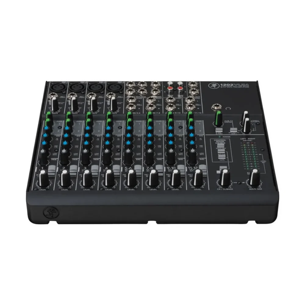 Mackie 1202vlz4 มิกเซอร์ 12 ช่อง Analog Mixer พร้อม Onyx Mic Preamps สำหรับสตูดิโอและงานแสดงสด Mackie 1202vlz4 มิกเซอร์ 12 ช่อง Analog Mixer พร้อม Onyx Mic Preamps สำหรับสตูดิโอและงานแสดงสด