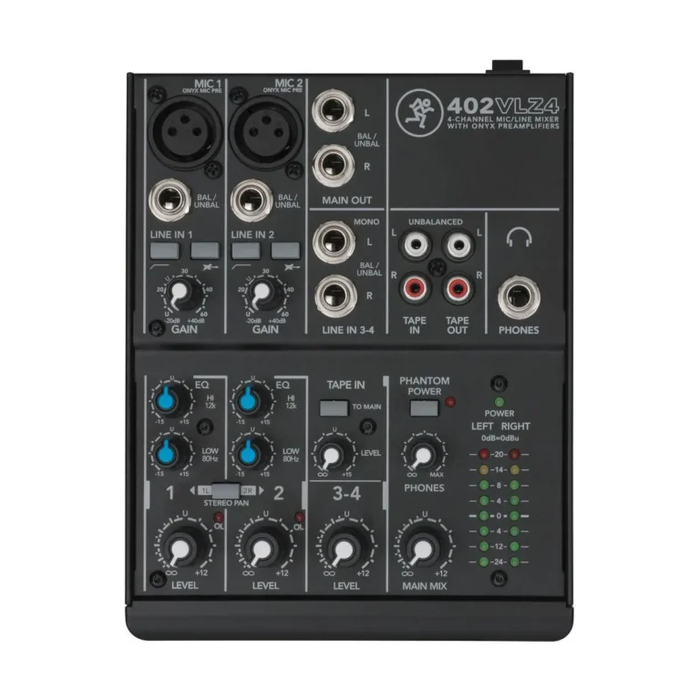 Mackie 402vlz4 4-Channel Ultra-Compact Analog Mixer มิกเซอร์อนาล็อก 4 ช่อง