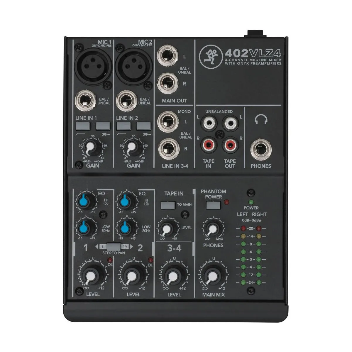 Mackie 402vlz4 4-Channel Ultra-Compact Analog Mixer มิกเซอร์อนาล็อก 4 ช่อง Mackie 402vlz4 4-Channel Ultra-Compact Analog Mixer มิกเซอร์อนาล็อก 4 ช่อง