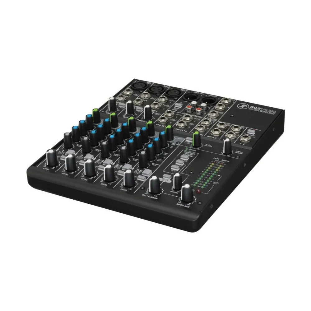 Mackie 802vlz4 มิกเซอร์ 8 ช่อง Analog Mixer พร้อม Onyx Mic Preamps สำหรับสตูดิโอและงานแสดงสด Mackie 802vlz4 มิกเซอร์ 8 ช่อง Analog Mixer พร้อม Onyx Mic Preamps สำหรับสตูดิโอและงานแสดงสด