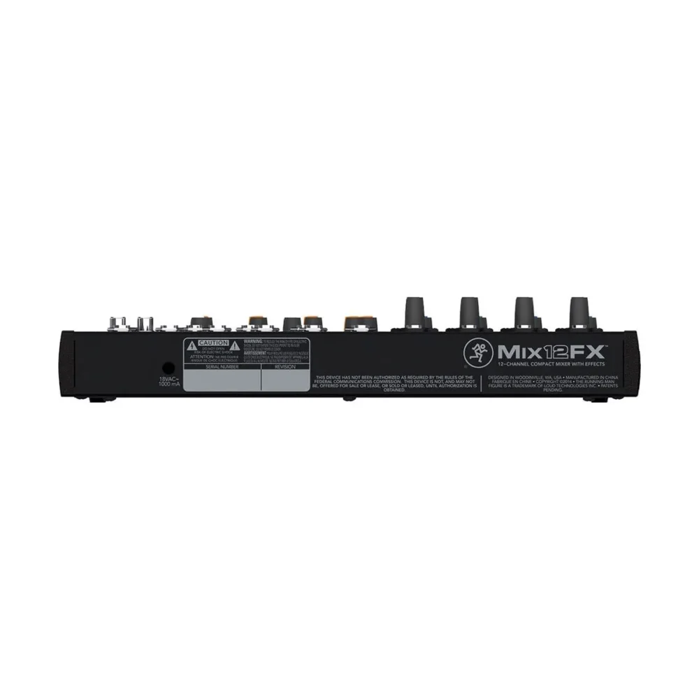 Mackie Mix12fx มิกเซอร์ 12 ช่อง Compact Analog Mixer พร้อมเอฟเฟกต์ในตัว สำหรับสตูดิโอ พอดแคสต์ และงานแสดงสด