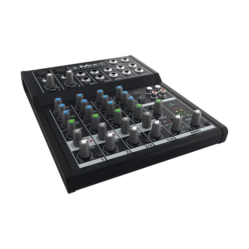 Mackie Mix8 มิกเซอร์ 8 ช่อง Compact Analog Mixer สำหรับสตูดิโอ พอดแคสต์ และงานแสดงสด Mackie Mix8 มิกเซอร์ 8 ช่อง Compact Analog Mixer สำหรับสตูดิโอ พอดแคสต์ และงานแสดงสด