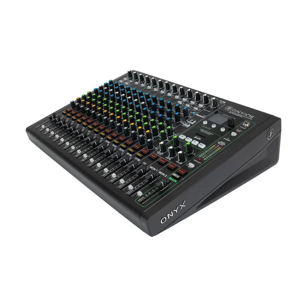 Mackie Onyx16 มิกเซอร์ 16 ช่อง Analog Mixer พร้อม Usb Multitrack Recording สำหรับสตูดิโอ ไลฟ์สตรีม และ Podcast Mackie Onyx16 มิกเซอร์ 16 ช่อง Analog Mixer พร้อม Usb Multitrack Recording สำหรับสตูดิโอ ไลฟ์สตรีม และ Podcast
