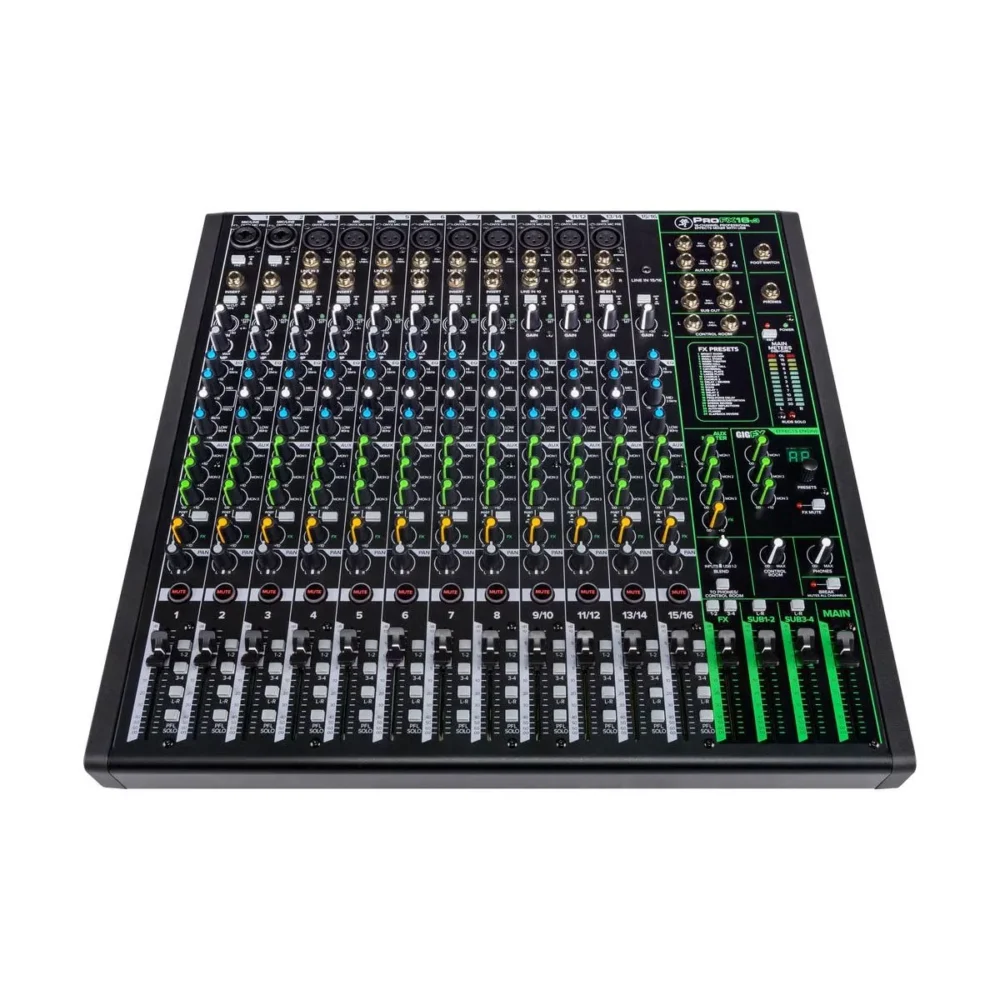 Mackie Profx16v3 มิกเซอร์ 16 ช่อง Professional Effects Mixer พร้อม Usb Recording สำหรับสตูดิโอ ไลฟ์สตรีม และงานแสดงสด Mackie Profx16v3 มิกเซอร์ 16 ช่อง Professional Effects Mixer พร้อม Usb Recording สำหรับสตูดิโอ ไลฟ์สตรีม และงานแสดงสด