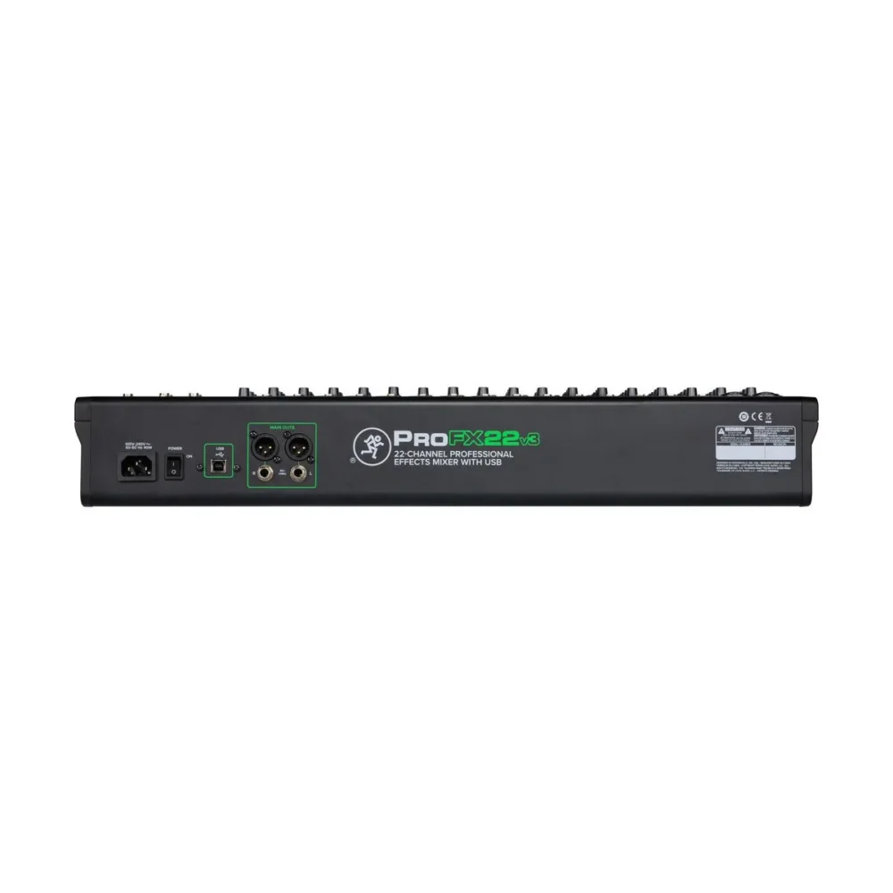 Mackie Profx22v3 มิกเซอร์ 22 ช่อง Professional Effects Mixer พร้อม Usb Recording สำหรับสตูดิโอ ไลฟ์สตรีม และงานแสดงสด Mackie Profx22v3 มิกเซอร์ 22 ช่อง Professional Effects Mixer พร้อม Usb Recording สำหรับสตูดิโอ ไลฟ์สตรีม และงานแสดงสด