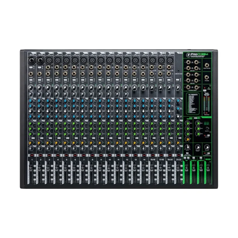 Mackie Profx22v3 มิกเซอร์ 22 ช่อง Professional Effects Mixer พร้อม Usb Recording สำหรับสตูดิโอ ไลฟ์สตรีม และงานแสดงสด