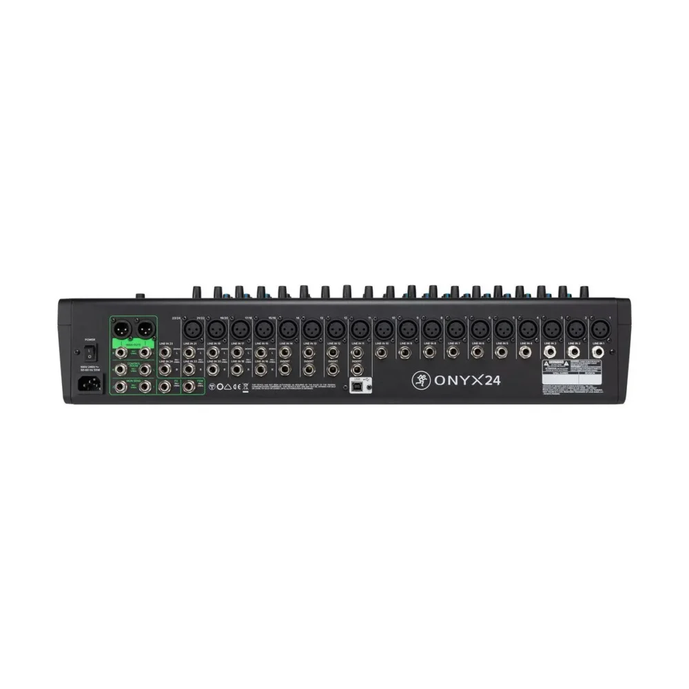 Mackie Onyx24 มิกเซอร์ 24 ช่อง Analog Mixer พร้อม Usb Multitrack Recording สำหรับสตูดิโอ ไลฟ์สตรีม และงานแสดงสด Mackie Onyx24 มิกเซอร์ 24 ช่อง Analog Mixer พร้อม Usb Multitrack Recording สำหรับสตูดิโอ ไลฟ์สตรีม และงานแสดงสด