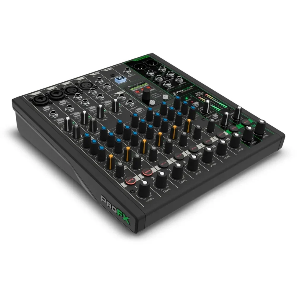 Mackie Profx10v3+ มิกเซอร์ 10 ช่อง Analog Mixer พร้อมเอฟเฟกต์ Gigfx+ และ Usb-C Recording สำหรับสตูดิโอ ไลฟ์สตรีม และพอดแคสต์ Mackie Profx10v3+ มิกเซอร์ 10 ช่อง Analog Mixer พร้อมเอฟเฟกต์ Gigfx+ และ Usb-C Recording สำหรับสตูดิโอ ไลฟ์สตรีม และพอดแคสต์
