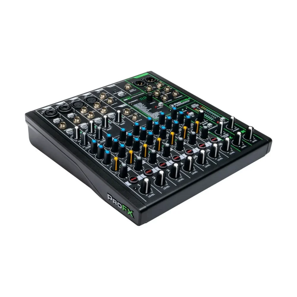 Mackie Profx10v3 มิกเซอร์ 10 ช่อง Professional Effects Mixer พร้อม Usb Recording สำหรับสตูดิโอ ไลฟ์สตรีม และงานแสดงสด Mackie Profx10v3 มิกเซอร์ 10 ช่อง Professional Effects Mixer พร้อม Usb Recording สำหรับสตูดิโอ ไลฟ์สตรีม และงานแสดงสด