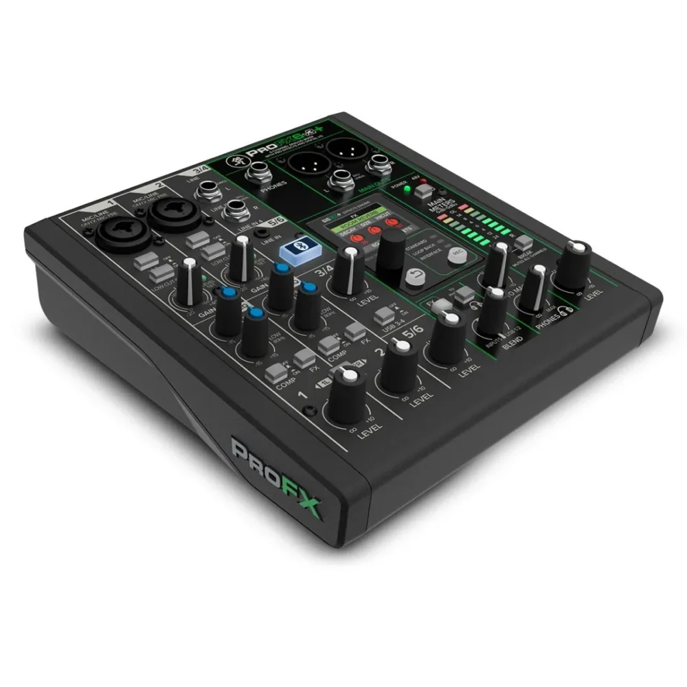 Mackie Profx6v3+ มิกเซอร์ 6 ช่อง Analog Mixer พร้อมเอฟเฟกต์และ Usb Recording สำหรับสตูดิโอ ไลฟ์สตรีม และพอดแคสต์ Mackie Profx6v3+ มิกเซอร์ 6 ช่อง Analog Mixer พร้อมเอฟเฟกต์และ Usb Recording สำหรับสตูดิโอ ไลฟ์สตรีม และพอดแคสต์